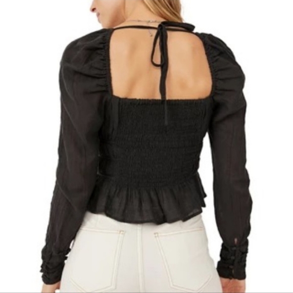 Free People Aurora Top Black - Picture 7 of 7